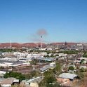 AUS QLD MountIsa 2007APR08 003  Yup, that are the smoke stacks of the smelter and it's right in the middle of town. : 2007, 2007 - Visiting Chook In The Isa, April, Australia, Date, Month, Mount Isa, Places, QLD, Trips, Year